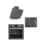 LUXELL GRİ OPALL ANKASTRE SET 15 PROGRAM
