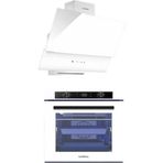 Luxell Platinium A68-SGF3 - DA6 835 Beyaz 2'li Ankastre Set
