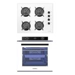 Luxell Platinium SGF3 - OC88 Beyaz 2'li Ankastre Set