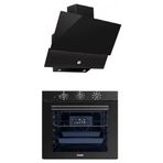 Luxell Süper Kristal A68 SF3 - DA88 Siyah 2'li Ankastre Set