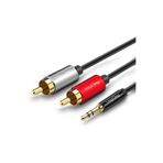 LUXEN GLEMAX 3.5Mm Aux To 2 Rca Ses Kablosu 3 Metre
