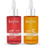 Luxera Paris Cilt Bakım Seti (C Vitamin Serumu + Aha Bha Kırmızı Peeling)