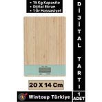 Luxery Dayanıklı Max 15 kg Kapasiteli 1 gr Hassasiyet Ahşap Hassas Dijital Mutfak Terazisi Tartı