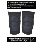 Luxery Özel Üretim Esnek Yumuşak Koruyucu Unisex Voleybol Futbol Dizliği