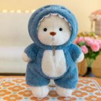 Luxix Luxix, Stitch Lina Ayı Bebek Peluş Oyuncağa Dönüştü (Yurt Dışından) - mavi - 28cm