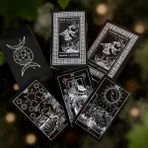 LUXMON Regin Black & White Tarot Destesi 78 Kart