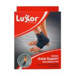 Luxor 105 Örgü Silikon Ped Destekli Ayak Bilekliği Medium Beden 22-24 Cm