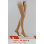 Luxor Dizüstü Burnu Açık Orta Basınç Varıs Çorabı - 3XL - Ten