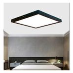 Luxs Antrasit Kasa Sarı Işık Tavana Sıfır Kare LED Panel Spot Lamba Glop Aplik Armatür Avize 6500K Beyaz Renk Koridor Balkon Hol