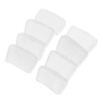Luxshiny 8 Adet PVC Cam Kelepçesi Kılıf Pense ipuçları koşma kuyruk kıran playt Koşu pullu yedek ucu cam kırıcı ucu cam kırıcı için lastik uç Koşu Kırma Yedek Koşu Pensier İpuçları silgi