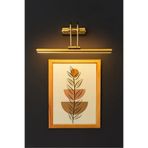 luxshome Pilli Gold Gün Işığı Duvar Apliği Banyo Aydınlatma Ayna Üstü Led Tablo Aplik A+ Loş Işık 3000K