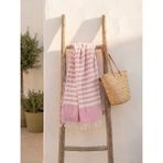 Luxtex 2 Kat Müslin Peştemal, Plaj Havlusu, Pareo - 100 x 170 cm - Pembe
