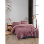 Luxtex Çift Yönlü, 4 Kat Müslin Yatak Örtüsü, Koltuk Örtüsü, Battaniye, Çift Kişilik 220 x 230 cm - Bordo