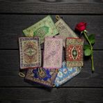 luxurianthome Bez Cüzdan 50 Adet Otantik Kilim Desenli Hediyelik 10X15CM Desenli Hediyelik Cüzdan - 0 - Siyah