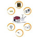 luxurianthome Kefo Bombus Eko Paket - Kefo Bombus Nargile Takımı - Kömür - Magma - Galvaniz Ocak-Sipsi-İğne