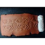 Luxury 10 cm Doku Silindiri Sümer Antik Silindir Mühür Seramik Polimer Kil Desen Oklavası-Sümer7 1 Adet