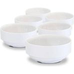 Luxury 13CM Kırılmaz Melamin Çorba Kasesi 6 Adet 13X5CM Derin Tas Hesaplı Yoğurt Hoşaf Sütlaç Aşure Kabı 1 Adet