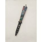 Luxury 21 cm Metal Eğitim Kelebeği Joker Keskin Degildir Çakı Bıçak 1 Adet