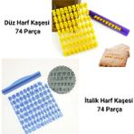 Luxury Alfabe Harf Rakam Seti 148 Parça Italik Düz Pasta Seti Kurabiye Kalıbı Pasta Kalıbı Hobi Alfabe Set 1 Adet