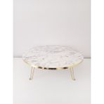 Luxury Beyaz 90 cm Stand Yer Sofrası