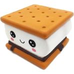 Luxury Bisküvi Arası Lokum Marshmallow Squishy Oyuncak Sukuşi Lokum 1 Adet - Çok Renkli