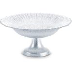 Luxury Bryan Dekoratif Ayaklı Şekerlik Silver 22 cm 1 Adet