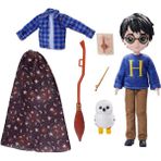 Luxury Büyücülük Dünyası Harry Potter, Görünmezlik Pelerini ve 5 Bebek Aksesuarı ile 8 Inç Harry Potter Beb 1 Adet