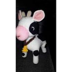 Luxury El Örmesi Amigurumi Sütaş Ineği 1 Adet - Siyah