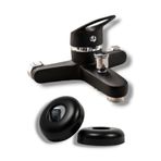 luxury faucet Siyah krom mix banyo bataryası