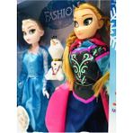 Luxury Frozen Karlar Ülkesi Elsa Anna ve Olaf Müzikli Şarkı Söyleyen Et Bebek Y058 1 Adet