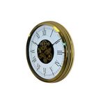 Luxury Gold 60 Cm Çarklı Duvar Saati