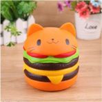Luxury Hamburger Squıshy Sukuşi Yavaş Yükselen Oyuncak 1 Adet - Beyaz