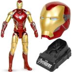 Iron Man Kask Fiyatları Luxury Iron Man Demir Adam Action Figure Kask Oyuncak 17 cm ( Kutusuz ) 1 Adet