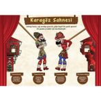 Luxury Karagöz Sahnesi (Hacivat Karagöz) Gölge Oyunu 1 Adet