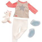 Luxury Kıyafet - Unicorn Pijama 1 Adet - Beyaz