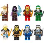 Luxury LEGO Uyumlu Ninjago 8 Li Mini Figür Set Yeni Sezon Ninja Go 1 Adet