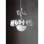 Luxury Lüks Kristal LED Li Salon ve Oda Sarkıt Avizesi - Krom