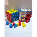 Luxury Oyuncak Küp Puzzle Çocuk Eğitici Zeka Geliştirici Oyuncak Bul Tak Sök Tak Oyuncak Küp 13X13 cm 1 Adet