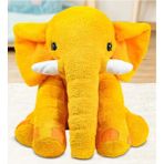 Luxury Pandamkee Uyku Arkadaşım Fil - Büyük Yumuşak Peluş Fil 65 cm 1 Adet - Sarı