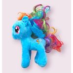 Luxury Peluş Pony Unicorn Oyuncak Boynuzlu Kanatlı At 30 Cm. Twilight, Fluttershy, Rainbow Dash, Rarity 1 Adet - Mavi