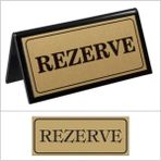 Luxury Pleksi Masa Rezervesi Gold 1 Adet