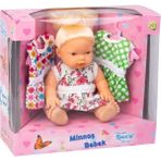 Luxury Şimşek Oyuncak Elbiseli Minnoş Bebek NO8531 1 Adet