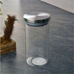Luxury THN76235 Metal Kapaklı Cam Kavanoz 600 ml 1 Adet