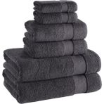 Luxury Towel Set I Lüks Havlu Seti I %100 Pamuk I 600GSM I 2x Banyo 2x El Havlusu (Saç Havlusu) 2x Yüz Havlusu I Kaliteli Havlu Seti - Beyaz - 50 x 90 cm