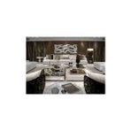 Luxury Villa Luxury Normal Aynalı 2 ADET Beyaz Lake 2 ADET TOPLAM 4 Parçadan Oluşan Orta Sehpa 140X140 Ölçüsünde Yükseklik 28CM