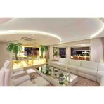 Luxury Villa Luxury Üstü Aynalı Yanları Beyaz Camlı Orta Sehpa 80X180 Yükseklik 32CM Renk Seçeneği Vardır