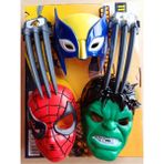 Luxury Wolverine Logan Bilek Bıcakları ve Işıklı Maske 5li Volverin Örümcek Adam Hulk Maskeler 1 Adet