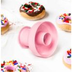 Luxury Yuvarlak Çörek Kek Donut Kesme Kalıbı Donut Yapma Makinesi 1 Adet - Pembe