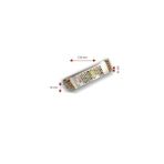 LUXURY,12V 20A Ultra Slim Kasa Metal Adaptör, LED Trafosu - Siyah