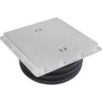 Luxwares 400 mm Koruge Boru Uyumlu Çerçeve + Düz Kapak